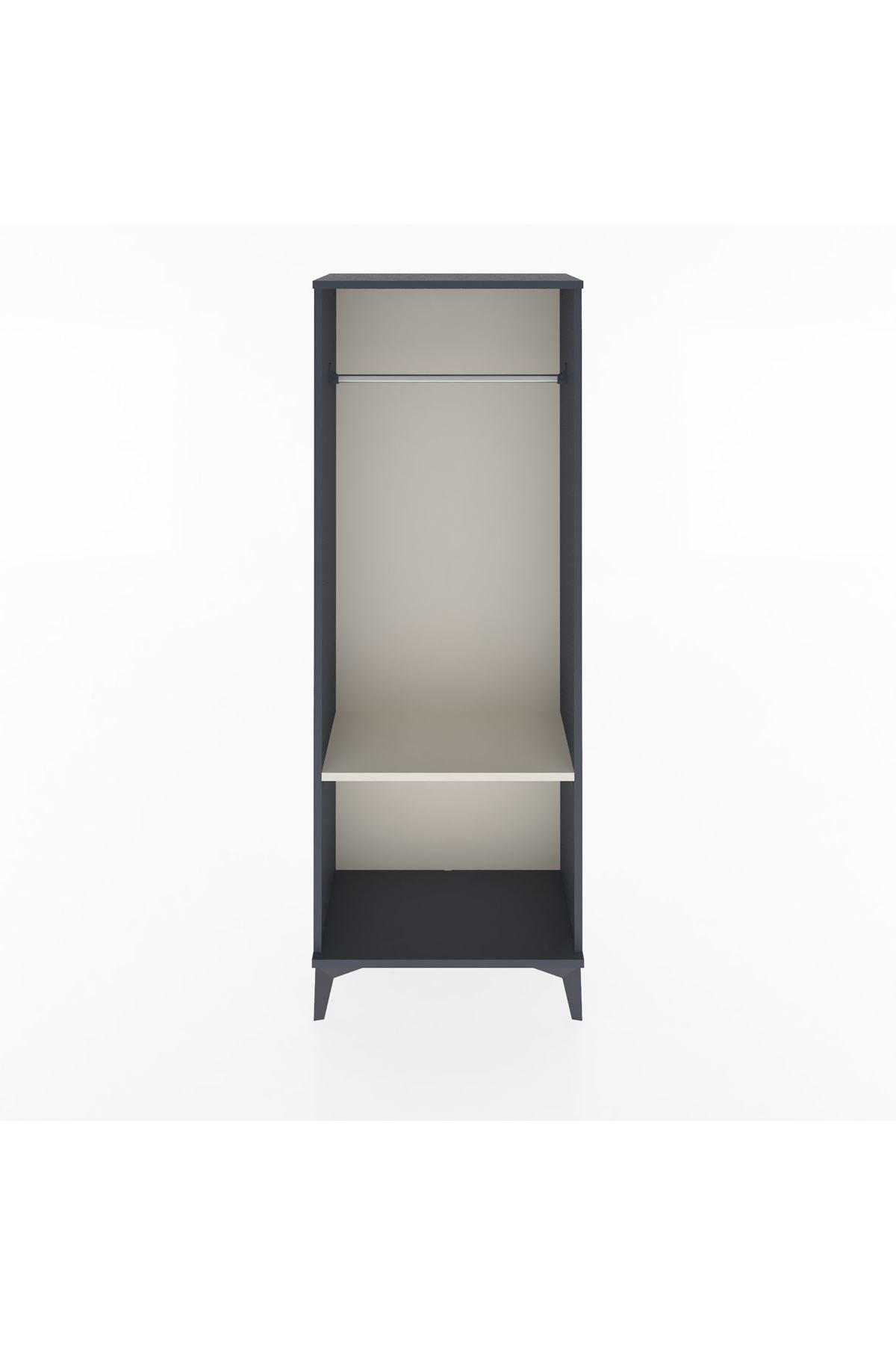 Arges Dolap Tek Raflı Kapaklı Tek Askılı 60x30x163 - S20M142V4A