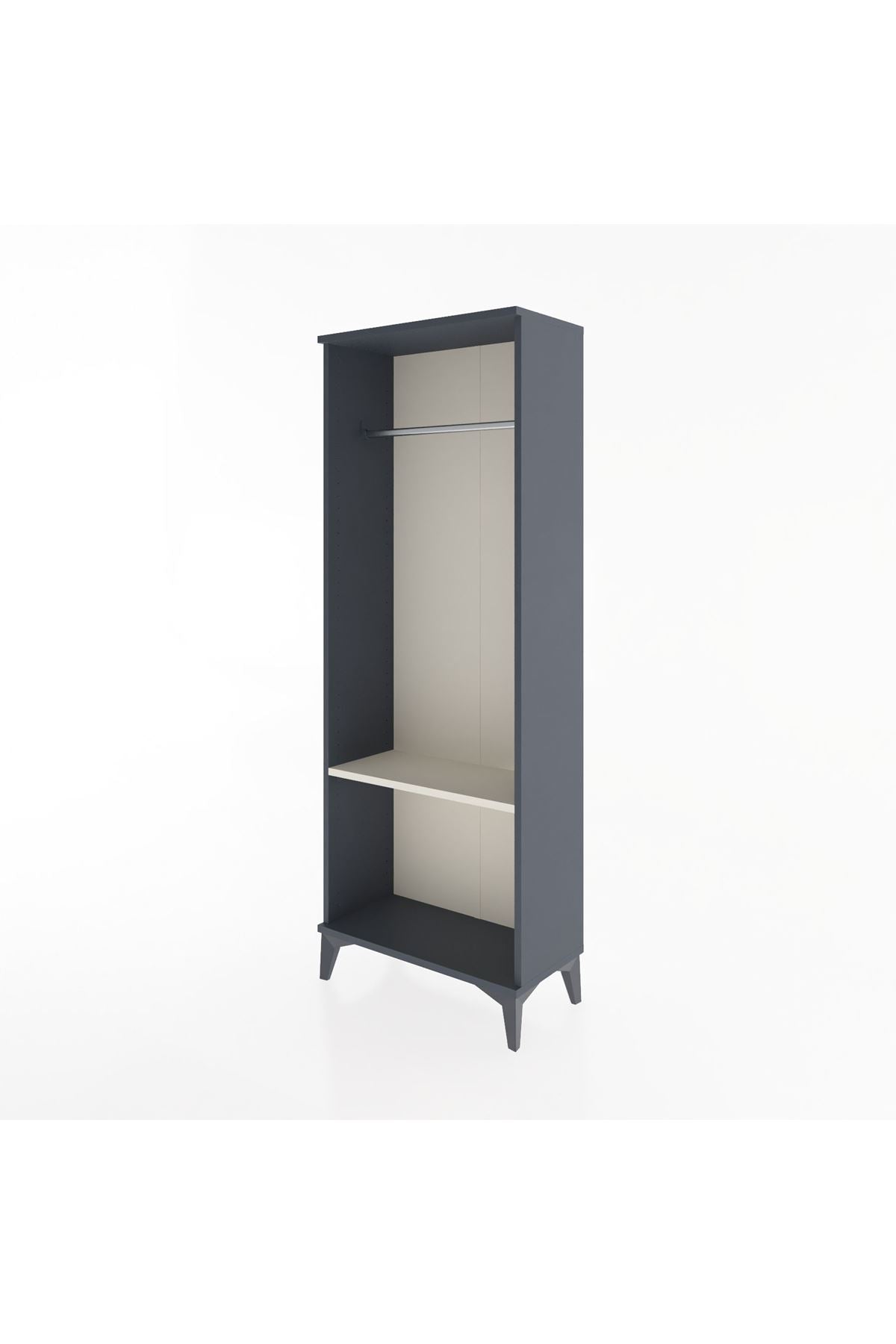 Arges Dolap Tek Raflı Kapaklı Tek Askılı 60x30x163 - S20M142V4A