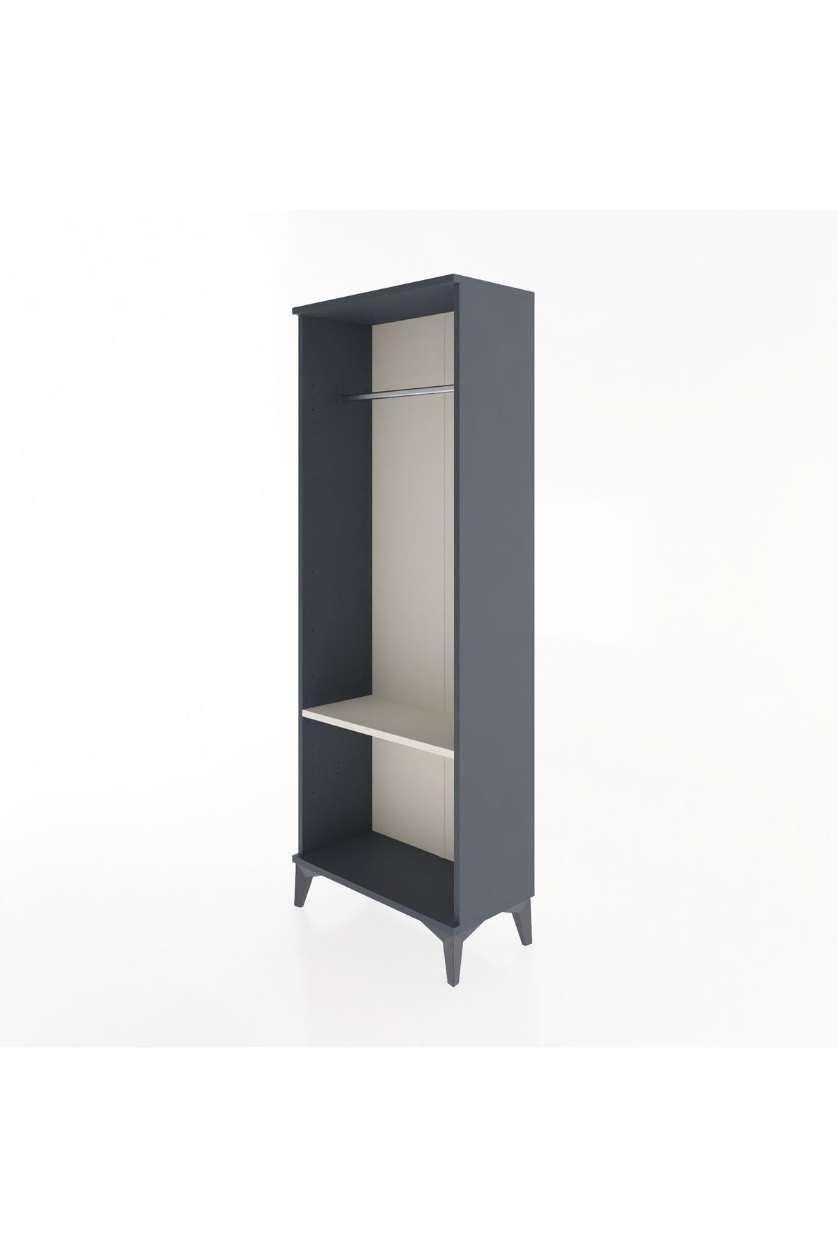 Arges Dolap Tek Raflı Kapaklı Tek Askılı 60x30x163 - S20M142V4A