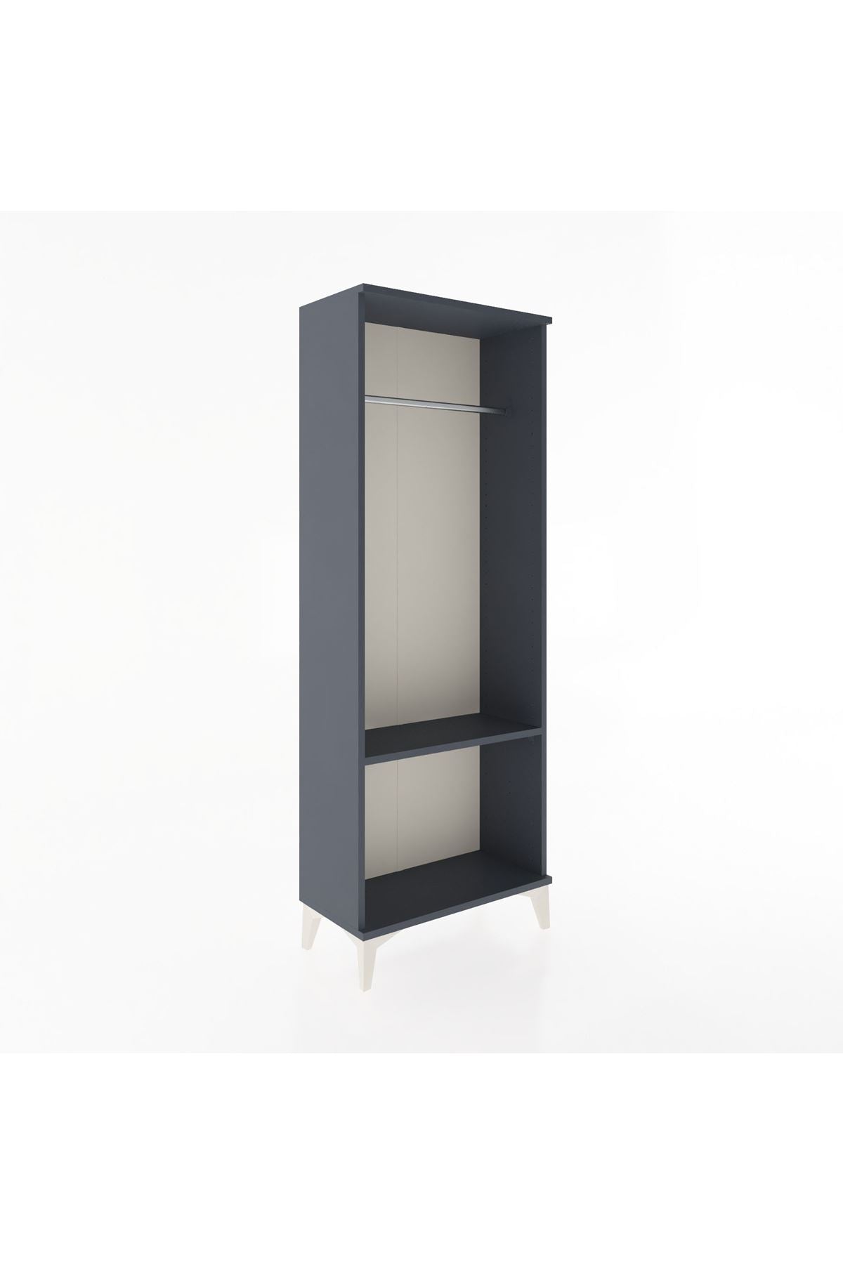 Arges Dolap Tek Raflı Kapaklı Tek Askılı 60x30x163 - S20M142V5A