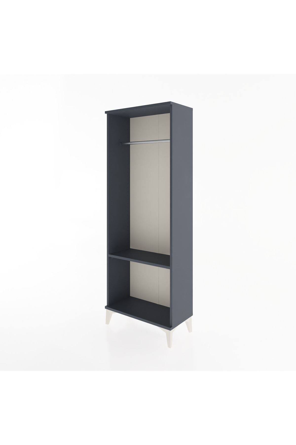 Arges Dolap Tek Raflı Kapaklı Tek Askılı 60x30x163 - S20M142V5A