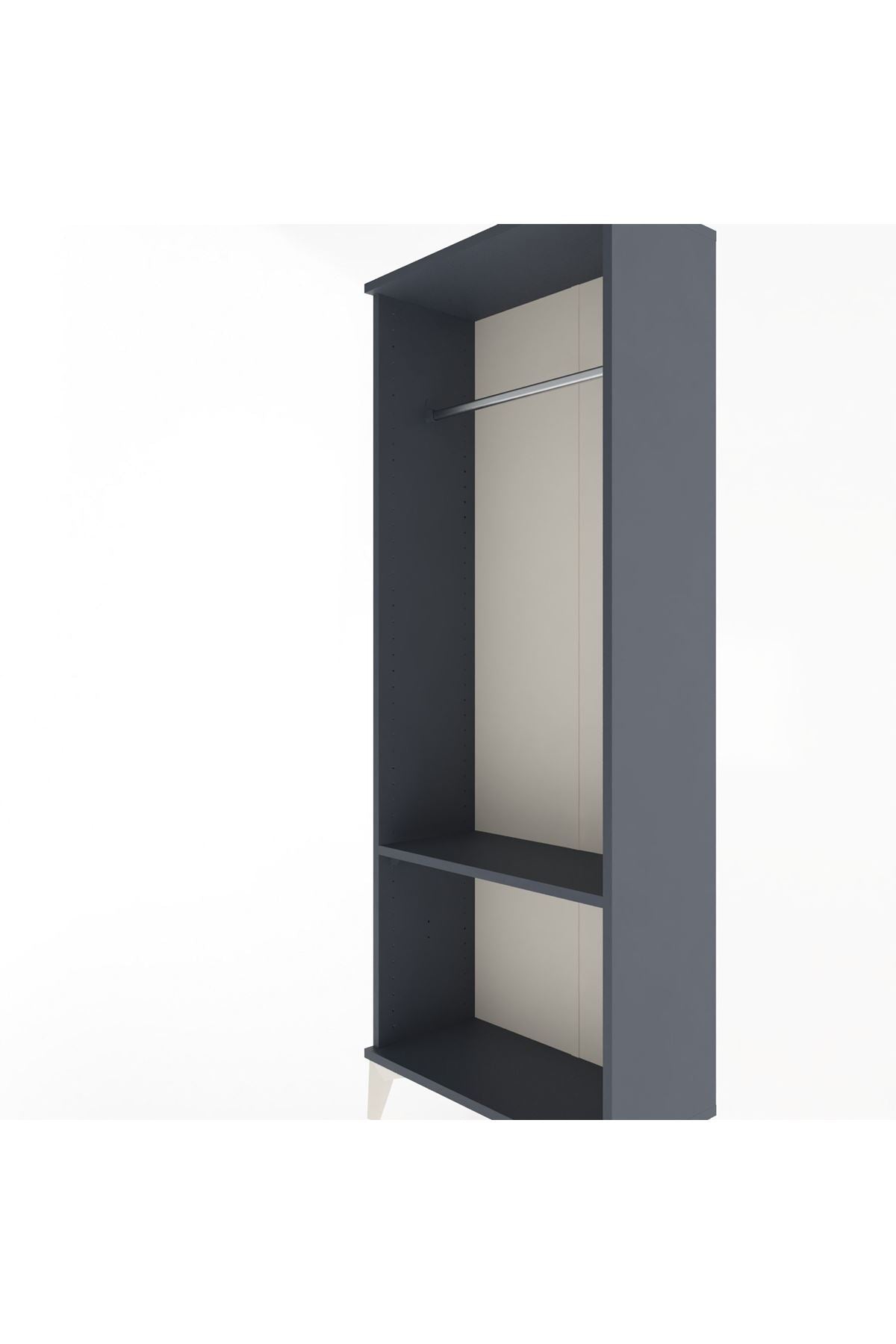 Arges Dolap Tek Raflı Kapaklı Tek Askılı 60x30x163 - S20M142V5A