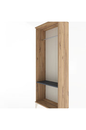 Arges Dolap Tek Raflı Kapaklı Tek Askılı 60x30x163 - S20M142V8A