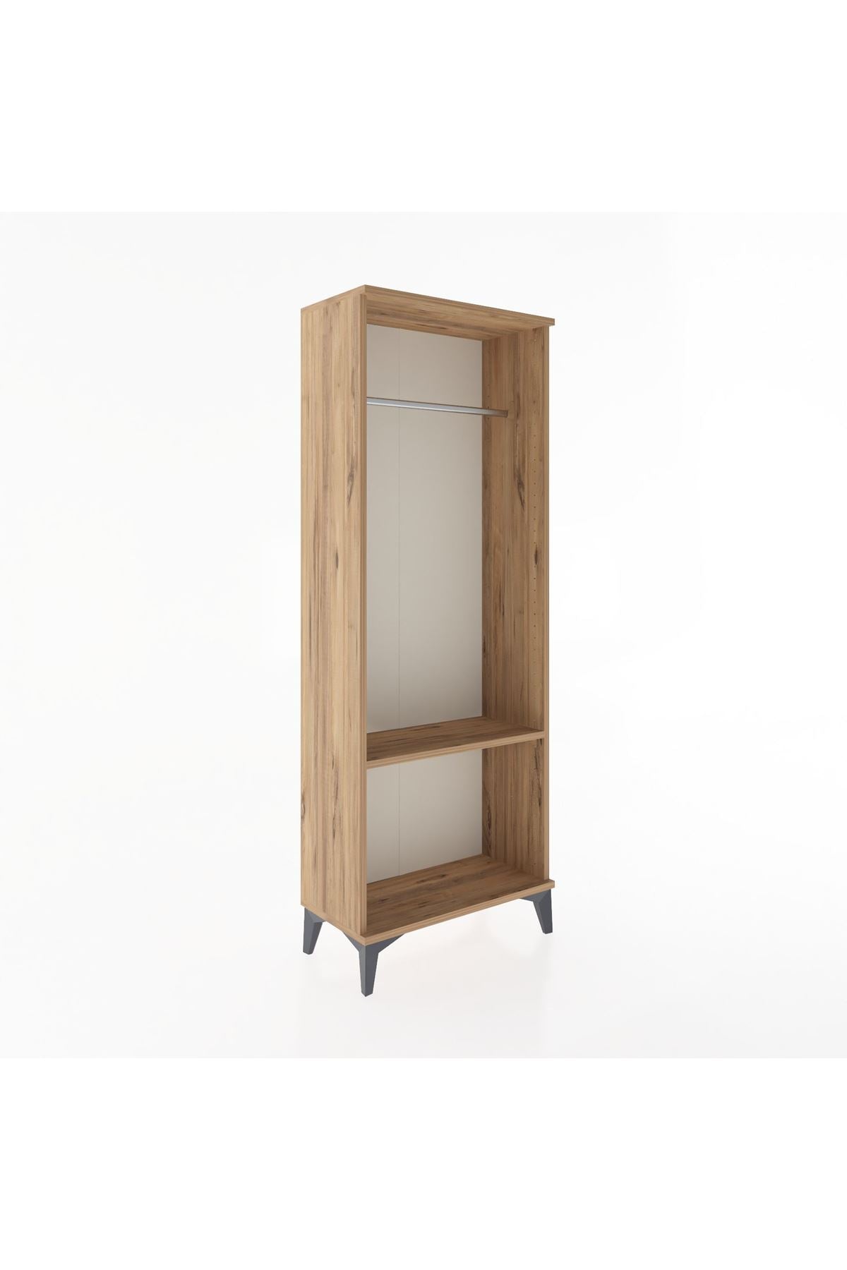 Arges Dolap Tek Raflı Kapaklı Tek Askılı 60x30x163 - S20M142V9A