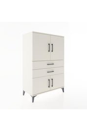 Hyperion Dolap 2 Raflı 2 Çekmeceli 4 Kapaklı 88x44x134 - S51M092V1B