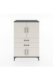 Hyperion Dolap 2 Raflı 2 Çekmeceli 4 Kapaklı 88x44x134 - S51M092V4B