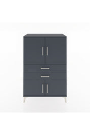 Hyperion Dolap 2 Raflı 2 Çekmeceli 4 Kapaklı 88x44x134 - S51M092V5B