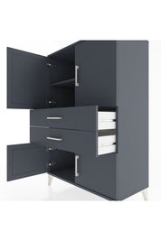 Hyperion Dolap 2 Raflı 2 Çekmeceli 4 Kapaklı 88x44x134 - S51M092V5B