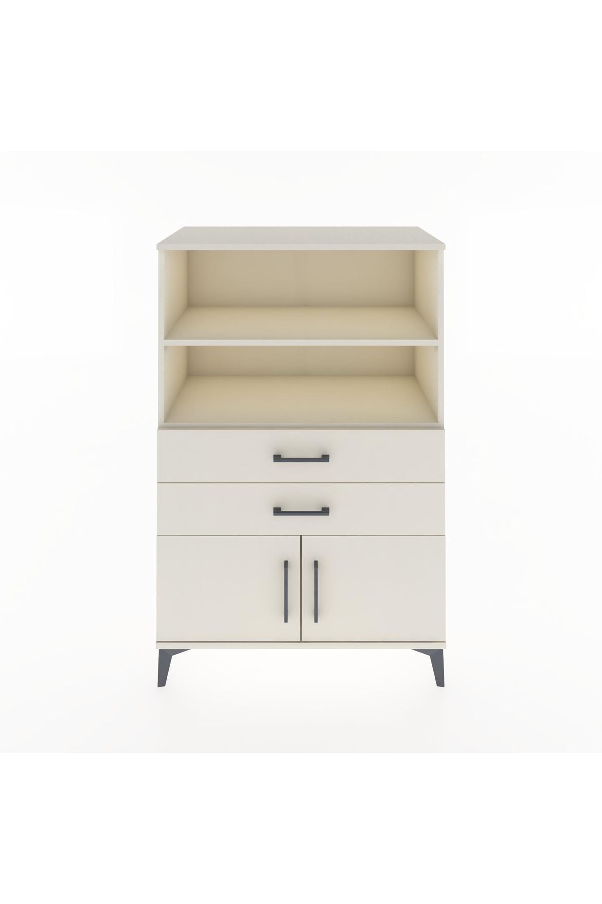 Hyperion Dolap 2 Raflı 2 Çekmeceli 2 Kapaklı 88x44x134 - S51M093V1B