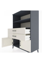 Hyperion Dolap 2 Raflı 2 Çekmeceli 2 Kapaklı 88x44x134 - S51M093V4B