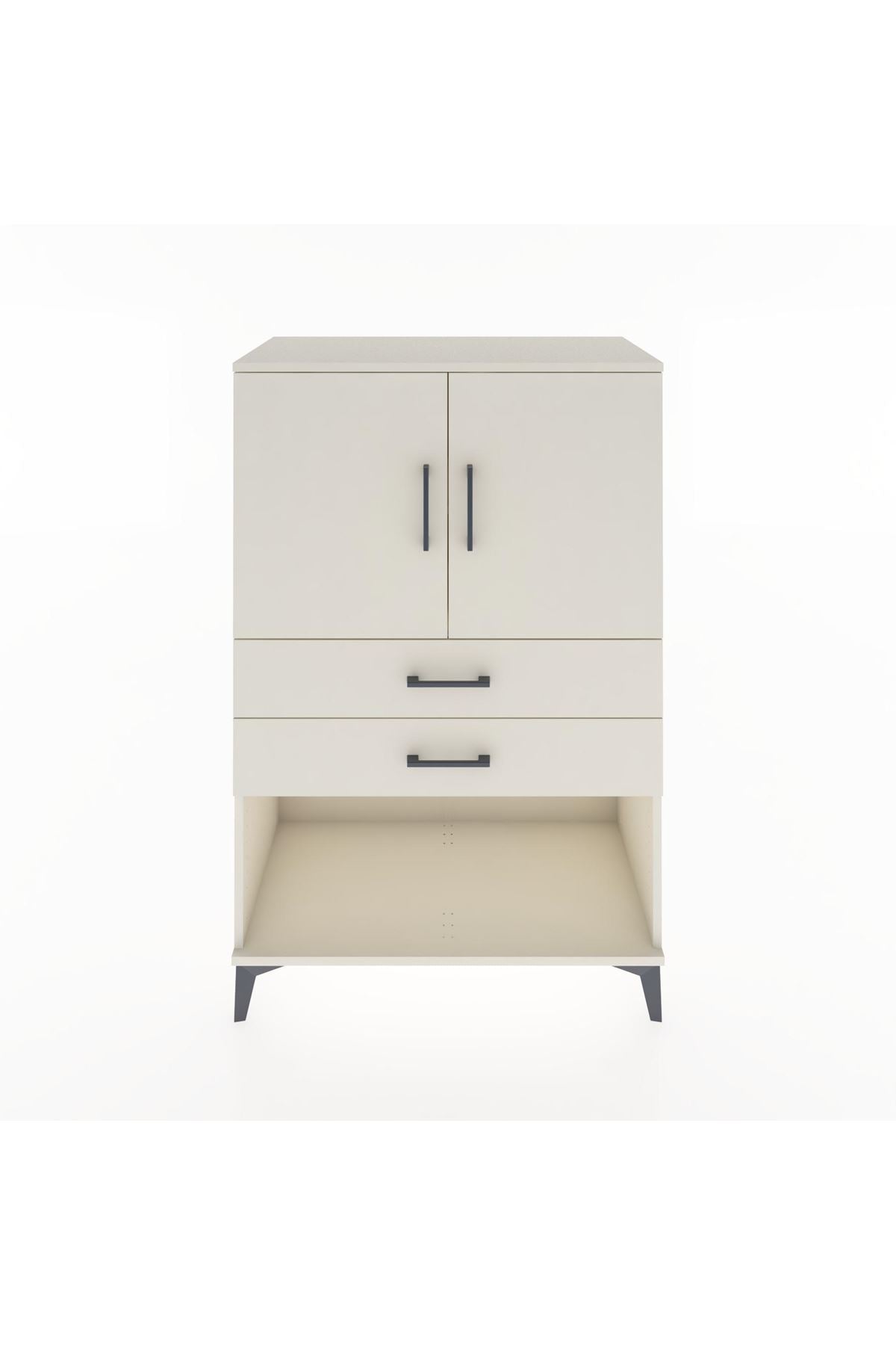 Hyperion Dolap 2 Raflı 2 Çekmeceli 2 Kapaklı 88x44x134 - S51M094V1B