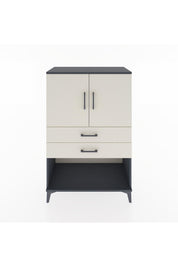 Hyperion Dolap 2 Raflı 2 Çekmeceli 2 Kapaklı 88x44x134 - S51M094V4B