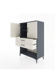 Hyperion Dolap 2 Raflı 2 Çekmeceli 2 Kapaklı 88x44x134 - S51M094V4B