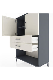 Hyperion Dolap 2 Raflı 2 Çekmeceli 2 Kapaklı 88x44x134 - S51M094V4B