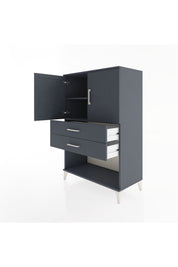 Hyperion Dolap 2 Raflı 2 Çekmeceli 2 Kapaklı 88x44x134 - S51M094V5B