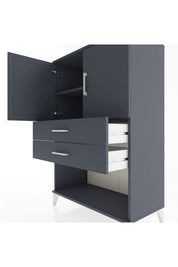 Hyperion Dolap 2 Raflı 2 Çekmeceli 2 Kapaklı 88x44x134 - S51M094V5B