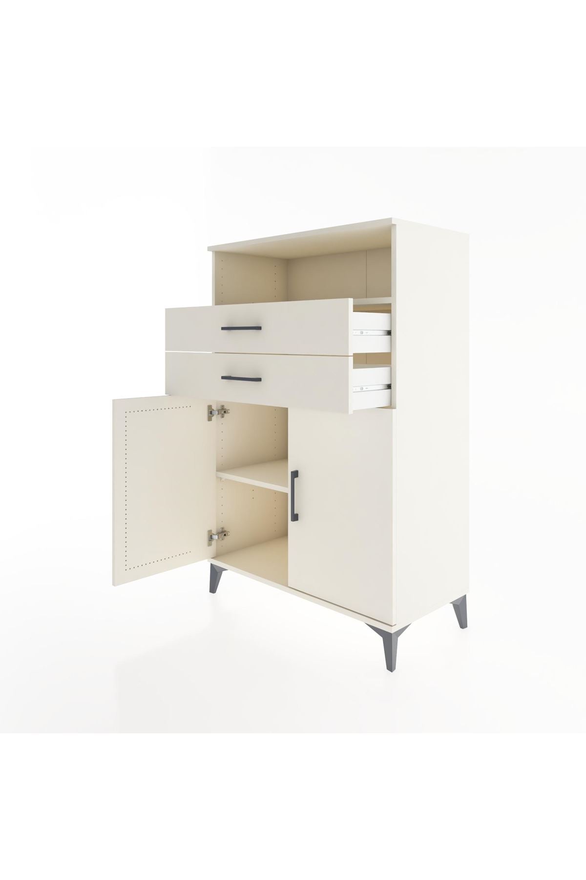 Hyperion Dolap 2 Raflı 2 Çekmeceli 2 Kapaklı 88x44x134 - S51M095V1B