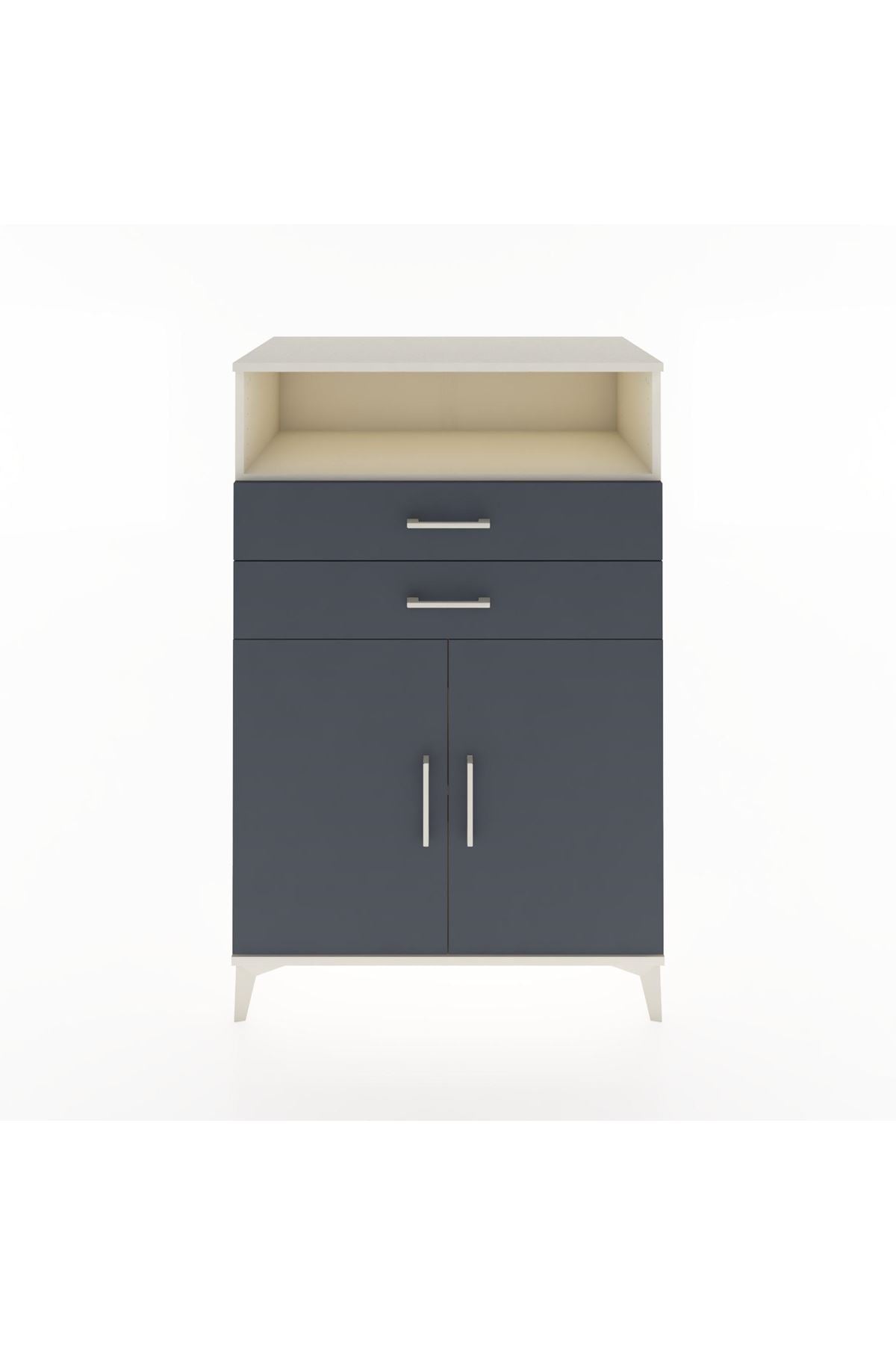 Hyperion Dolap 2 Raflı 2 Çekmeceli 2 Kapaklı 88x44x134 - S51M095V2B