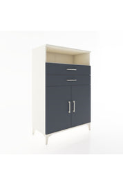 Hyperion Dolap 2 Raflı 2 Çekmeceli 2 Kapaklı 88x44x134 - S51M095V2B
