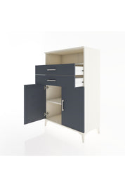 Hyperion Dolap 2 Raflı 2 Çekmeceli 2 Kapaklı 88x44x134 - S51M095V2B