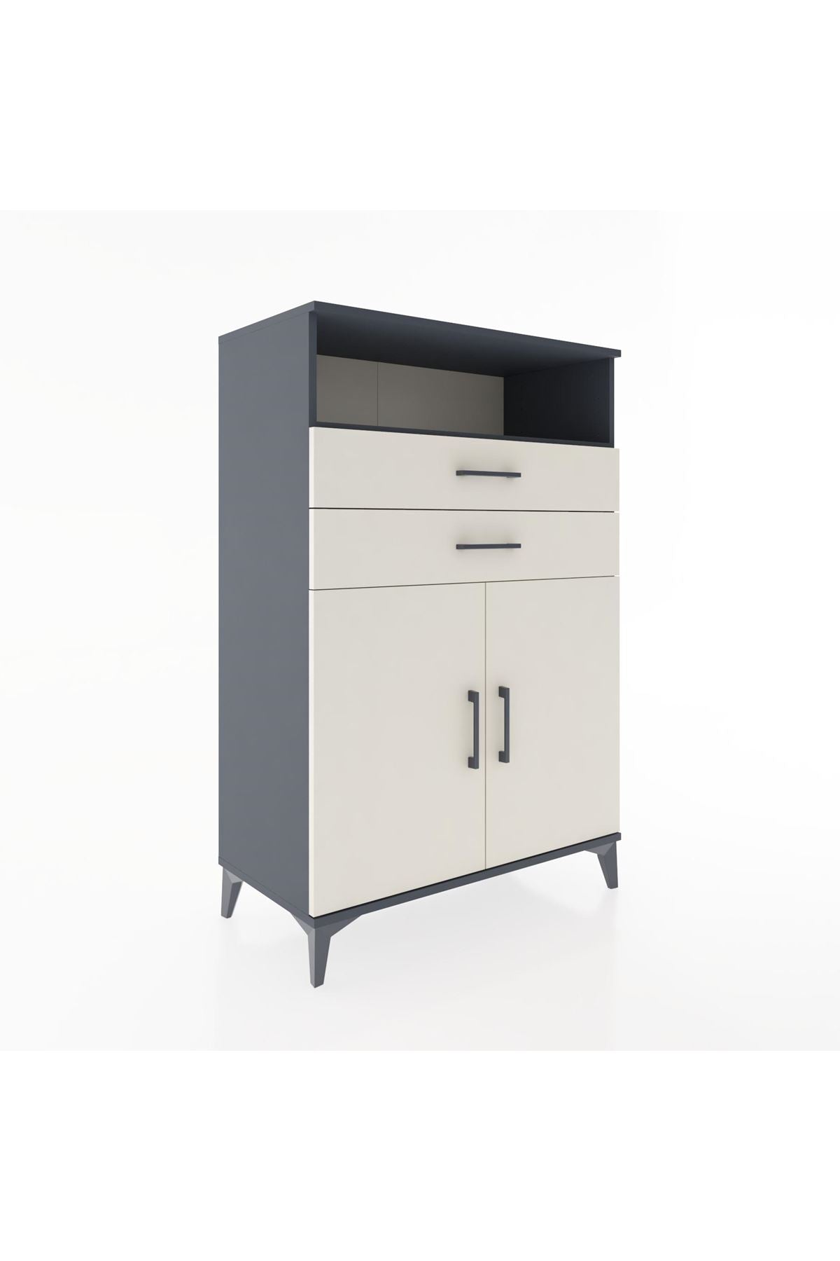 Hyperion Dolap 2 Raflı 2 Çekmeceli 2 Kapaklı 88x44x134 - S51M095V4B
