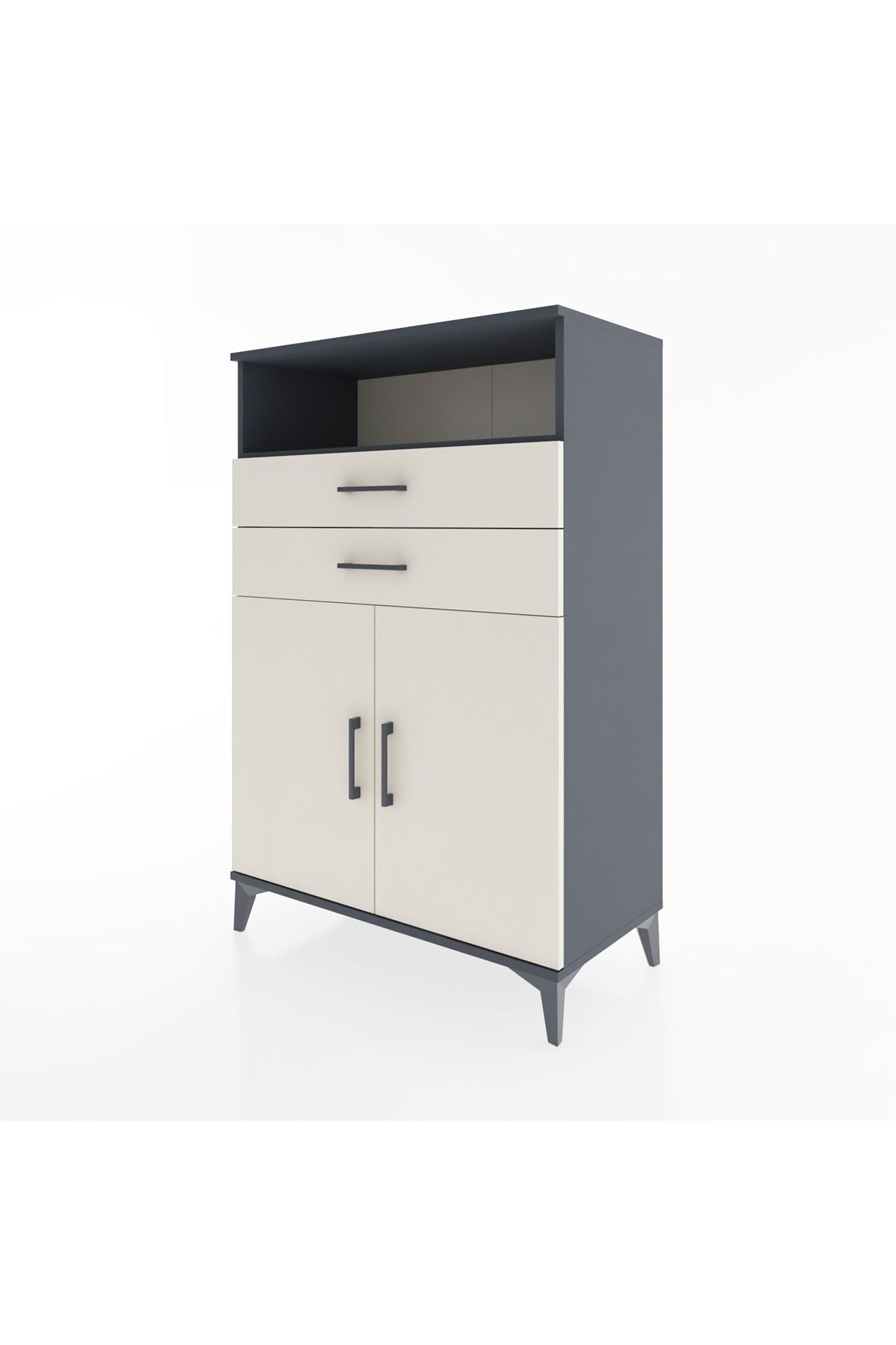 Hyperion Dolap 2 Raflı 2 Çekmeceli 2 Kapaklı 88x44x134 - S51M095V4B