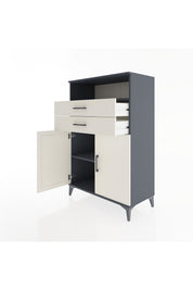 Hyperion Dolap 2 Raflı 2 Çekmeceli 2 Kapaklı 88x44x134 - S51M095V4B