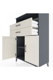 Hyperion Dolap 2 Raflı 2 Çekmeceli 2 Kapaklı 88x44x134 - S51M095V4B