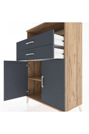 Hyperion Dolap 2 Raflı 2 Çekmeceli 2 Kapaklı 88x44x134 - S51M095V8B