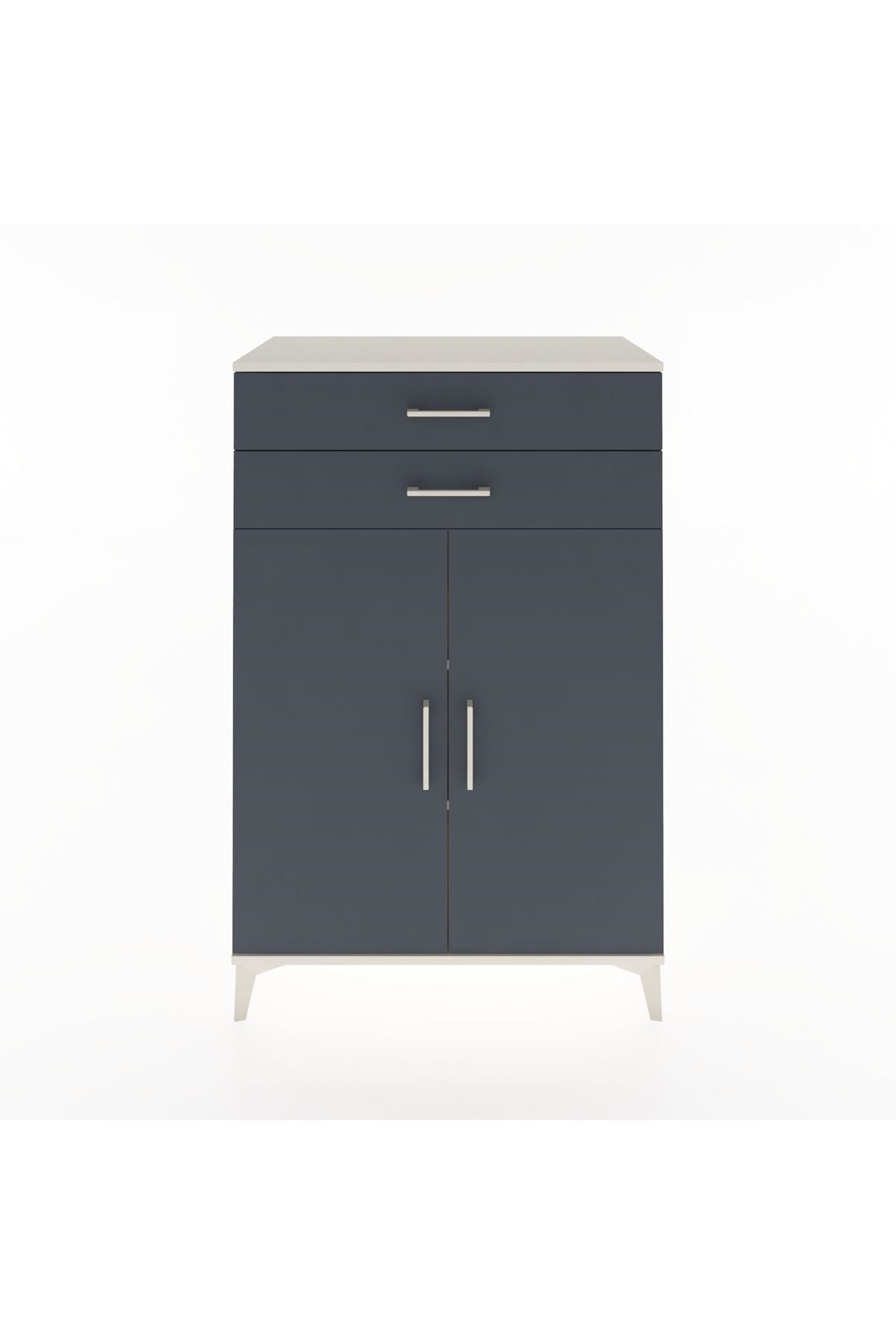 Hyperion Dolap 2 Raflı 2 Çekmeceli 2 Kapaklı 88x44x134 - S51M096V2B