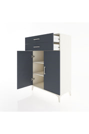 Hyperion Dolap 2 Raflı 2 Çekmeceli 2 Kapaklı 88x44x134 - S51M096V2B