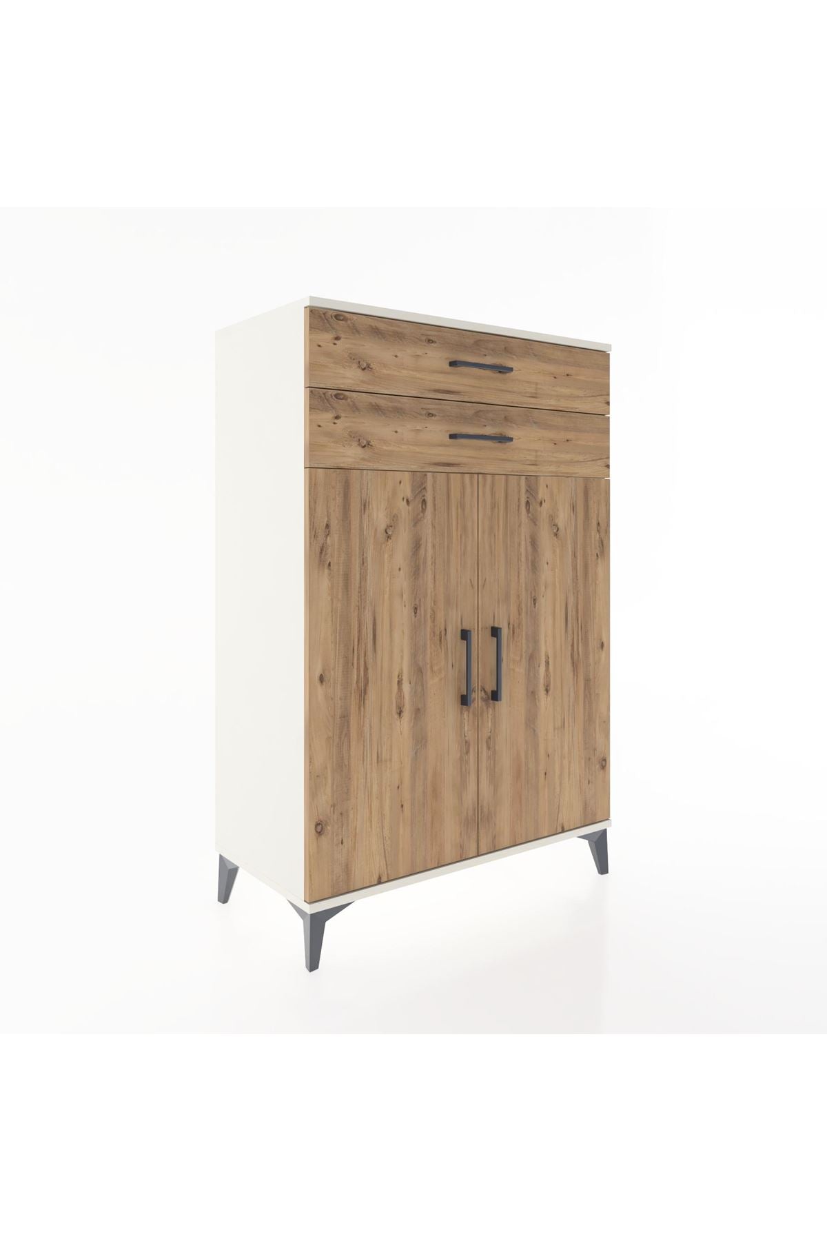 Hyperion Dolap 2 Raflı 2 Çekmeceli 2 Kapaklı 88x44x134 - S51M096V3B