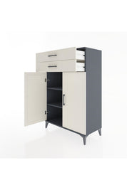 Hyperion Dolap 2 Raflı 2 Çekmeceli 2 Kapaklı 88x44x134 - S51M096V4B