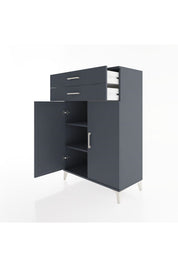 Hyperion Dolap 2 Raflı 2 Çekmeceli 2 Kapaklı 88x44x134 - S51M096V5B
