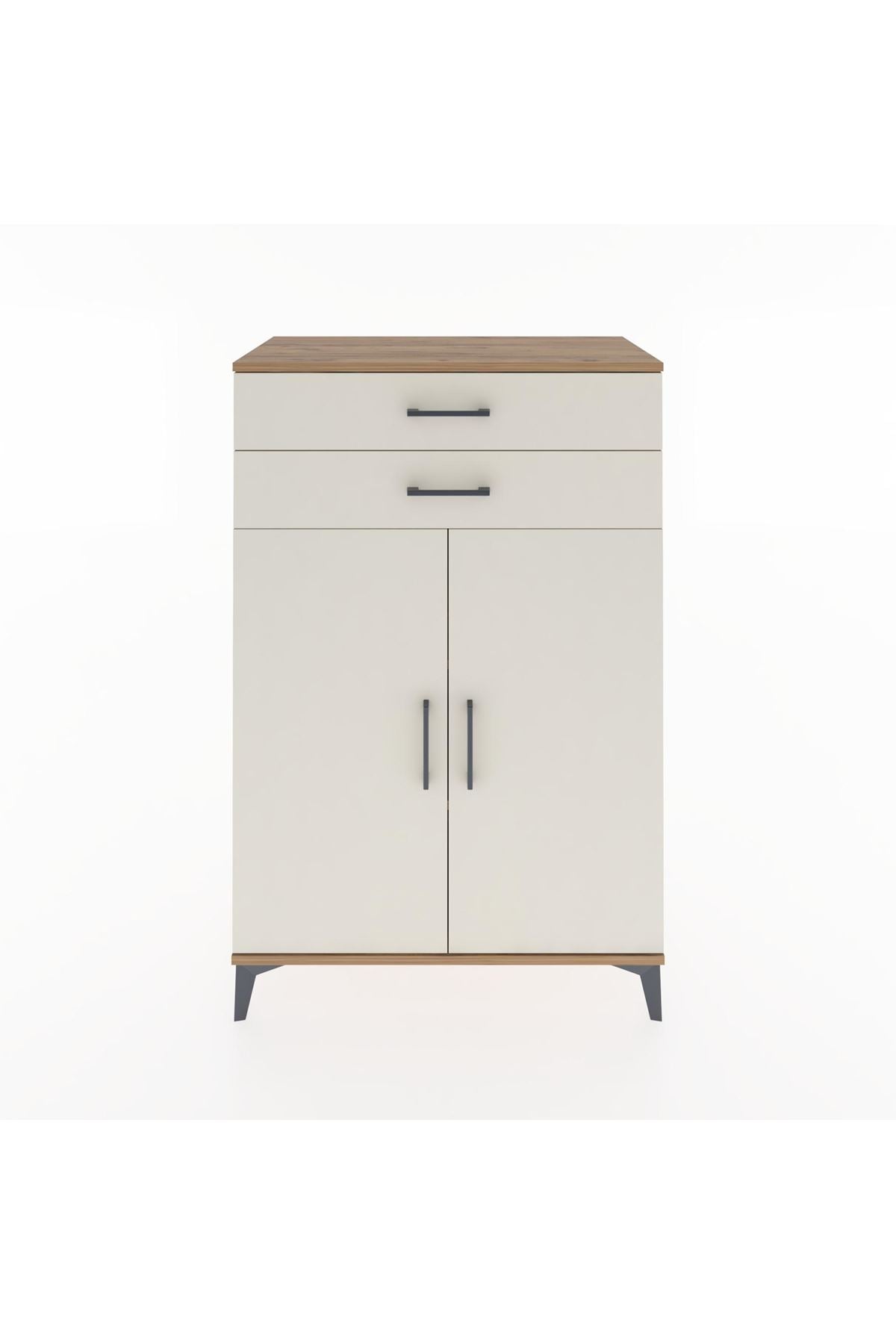 Hyperion Dolap 2 Raflı 2 Çekmeceli 2 Kapaklı 88x44x134 - S51M096V7B