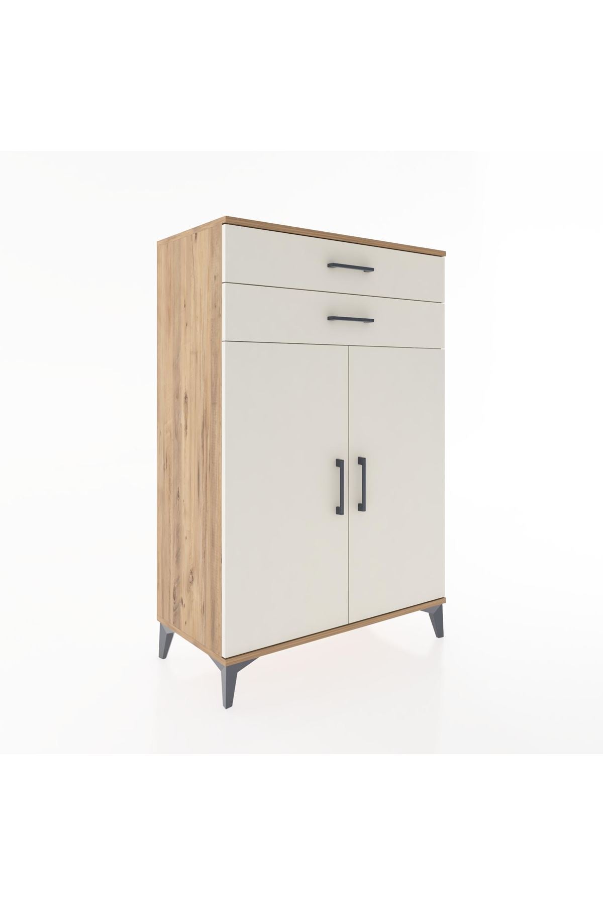 Hyperion Dolap 2 Raflı 2 Çekmeceli 2 Kapaklı 88x44x134 - S51M096V7B