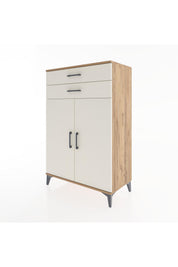 Hyperion Dolap 2 Raflı 2 Çekmeceli 2 Kapaklı 88x44x134 - S51M096V7B