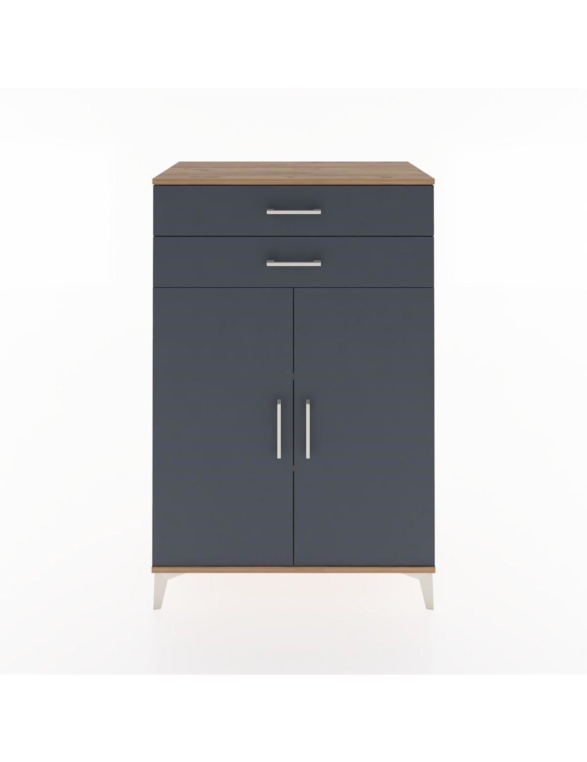 Hyperion Dolap 2 Raflı 2 Çekmeceli 2 Kapaklı 88x44x134 - S51M096V8B