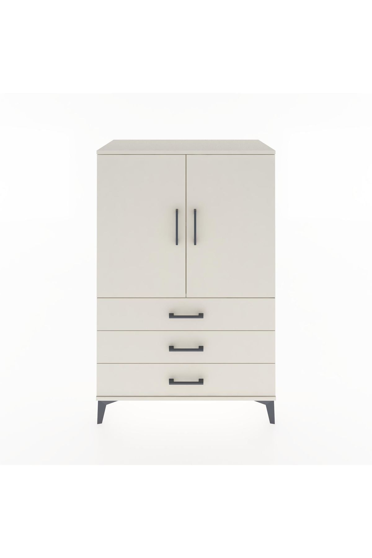 Hyperion Dolap 2 Raflı 3 Çekmeceli 2 Kapaklı 88x44x134 - S51M097V1B