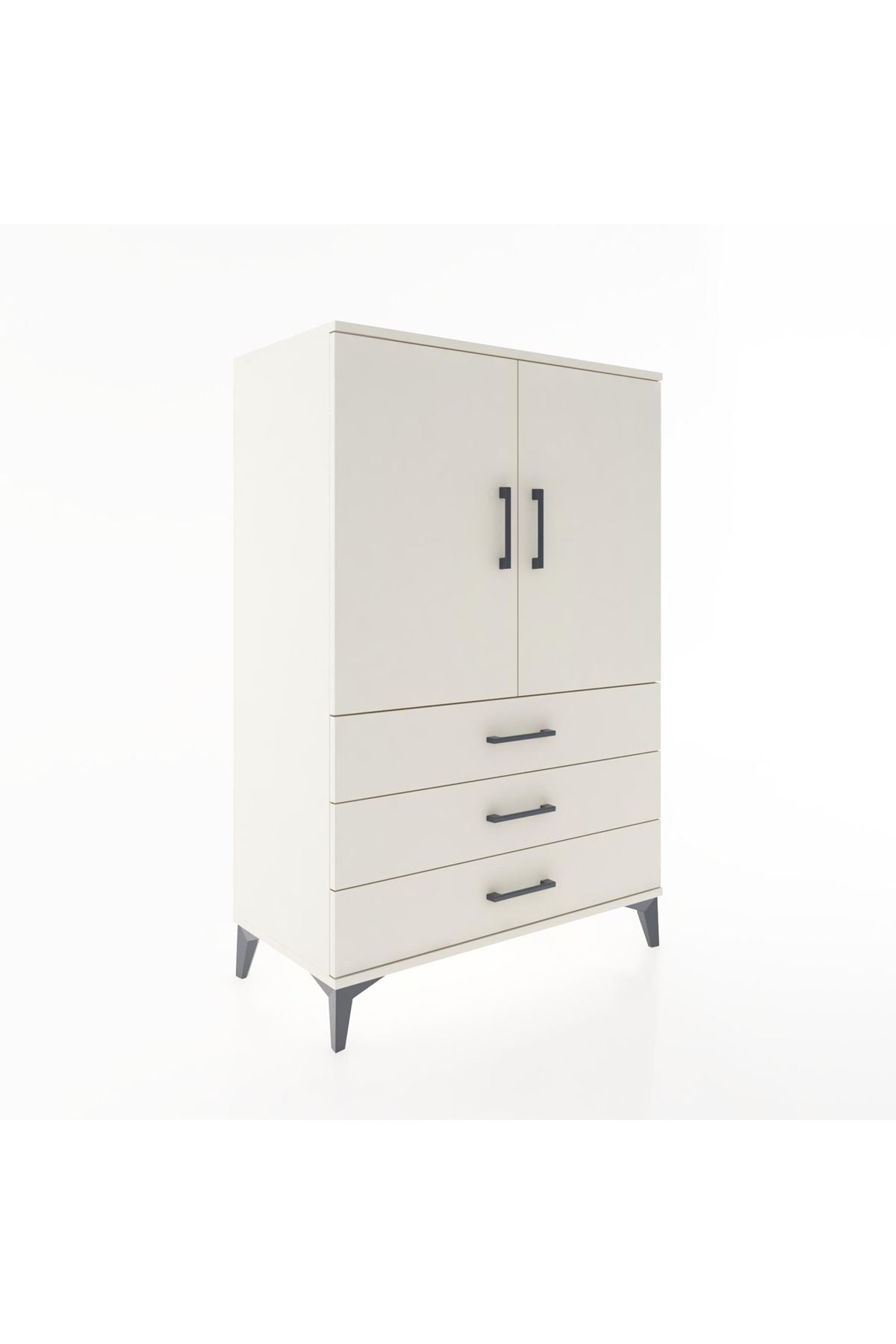 Hyperion Dolap 2 Raflı 3 Çekmeceli 2 Kapaklı 88x44x134 - S51M097V1B