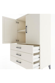 Hyperion Dolap 2 Raflı 3 Çekmeceli 2 Kapaklı 88x44x134 - S51M097V1B