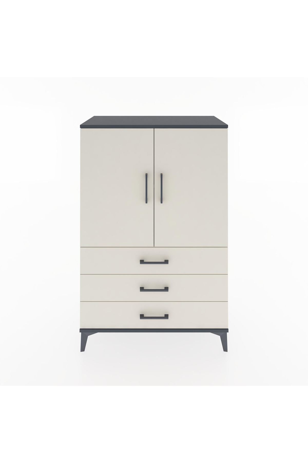 Hyperion Dolap 2 Raflı 3 Çekmeceli 2 Kapaklı 88x44x134 - S51M097V4B