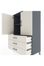 Hyperion Dolap 2 Raflı 3 Çekmeceli 2 Kapaklı 88x44x134 - S51M097V4B