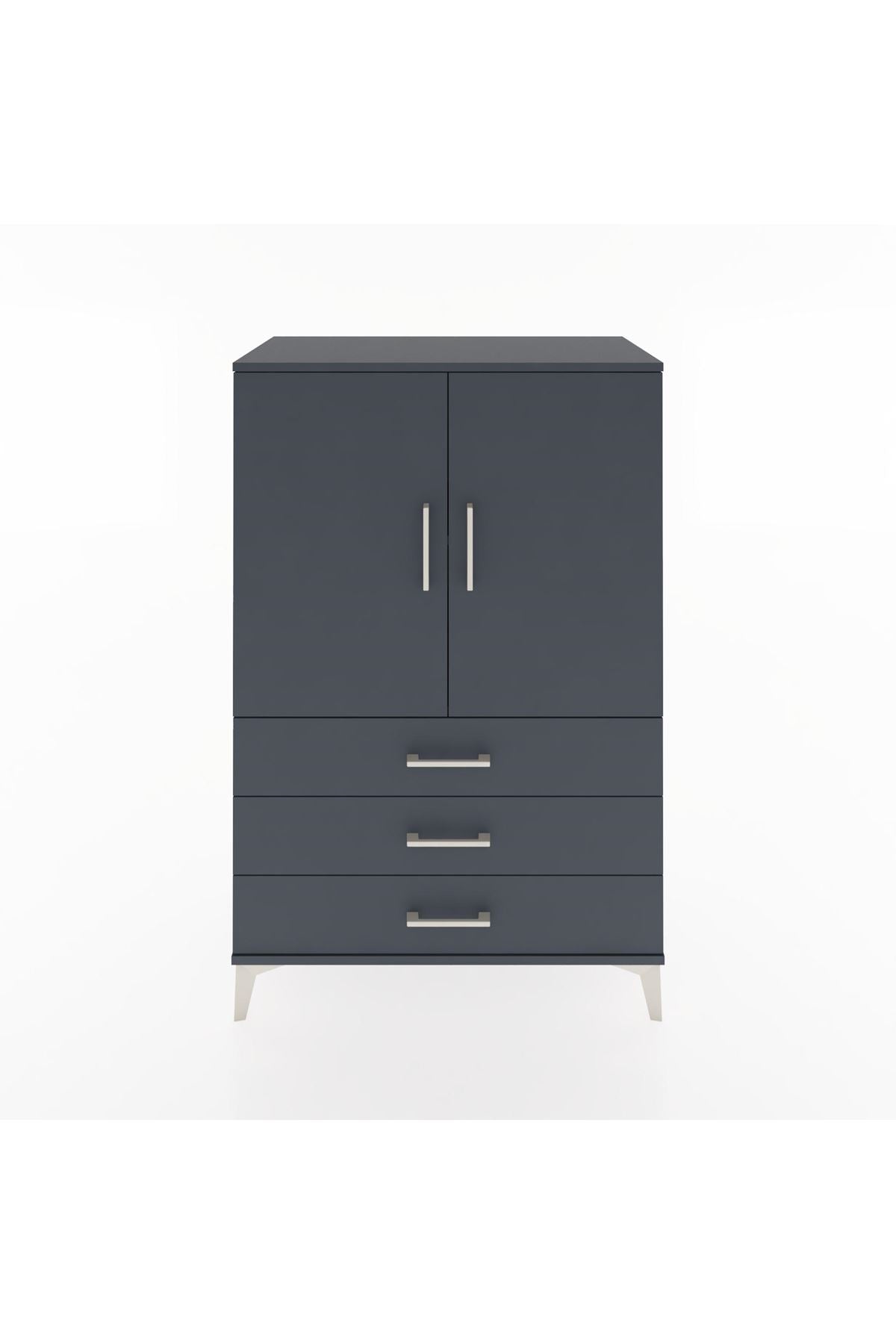 Hyperion Dolap 2 Raflı 3 Çekmeceli 2 Kapaklı 88x44x134 - S51M097V5B