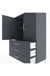 Hyperion Dolap 2 Raflı 3 Çekmeceli 2 Kapaklı 88x44x134 - S51M097V5B