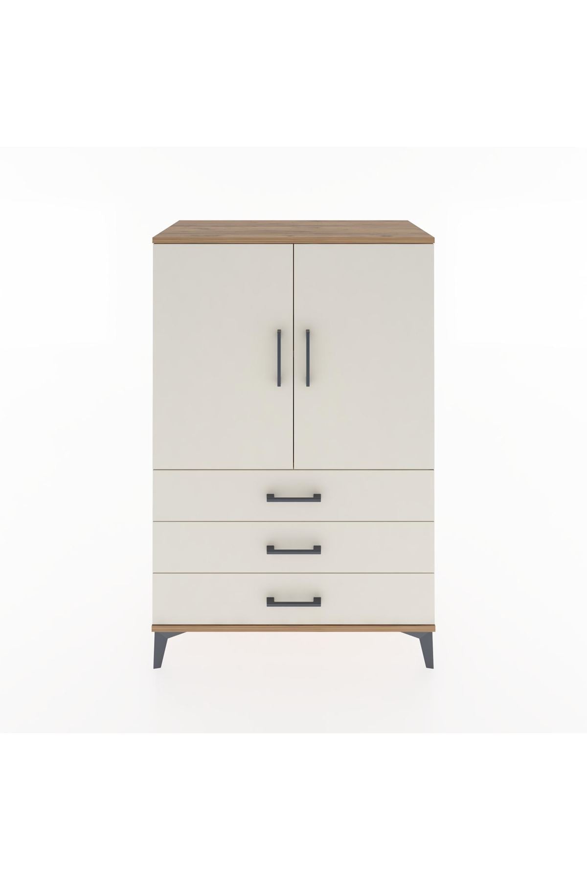 Hyperion Dolap 2 Raflı 3 Çekmeceli 2 Kapaklı 88x44x134 - S51M097V7B