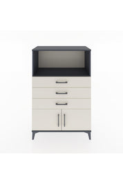 Hyperion Dolap Tek Raflı 3 Çekmeceli 2 Kapaklı 88x44x134 - S51M099V4B