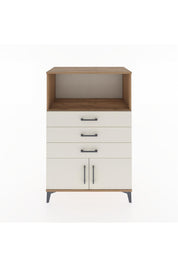 Hyperion Dolap Tek Raflı 3 Çekmeceli 2 Kapaklı 88x44x134 - S51M099V7B