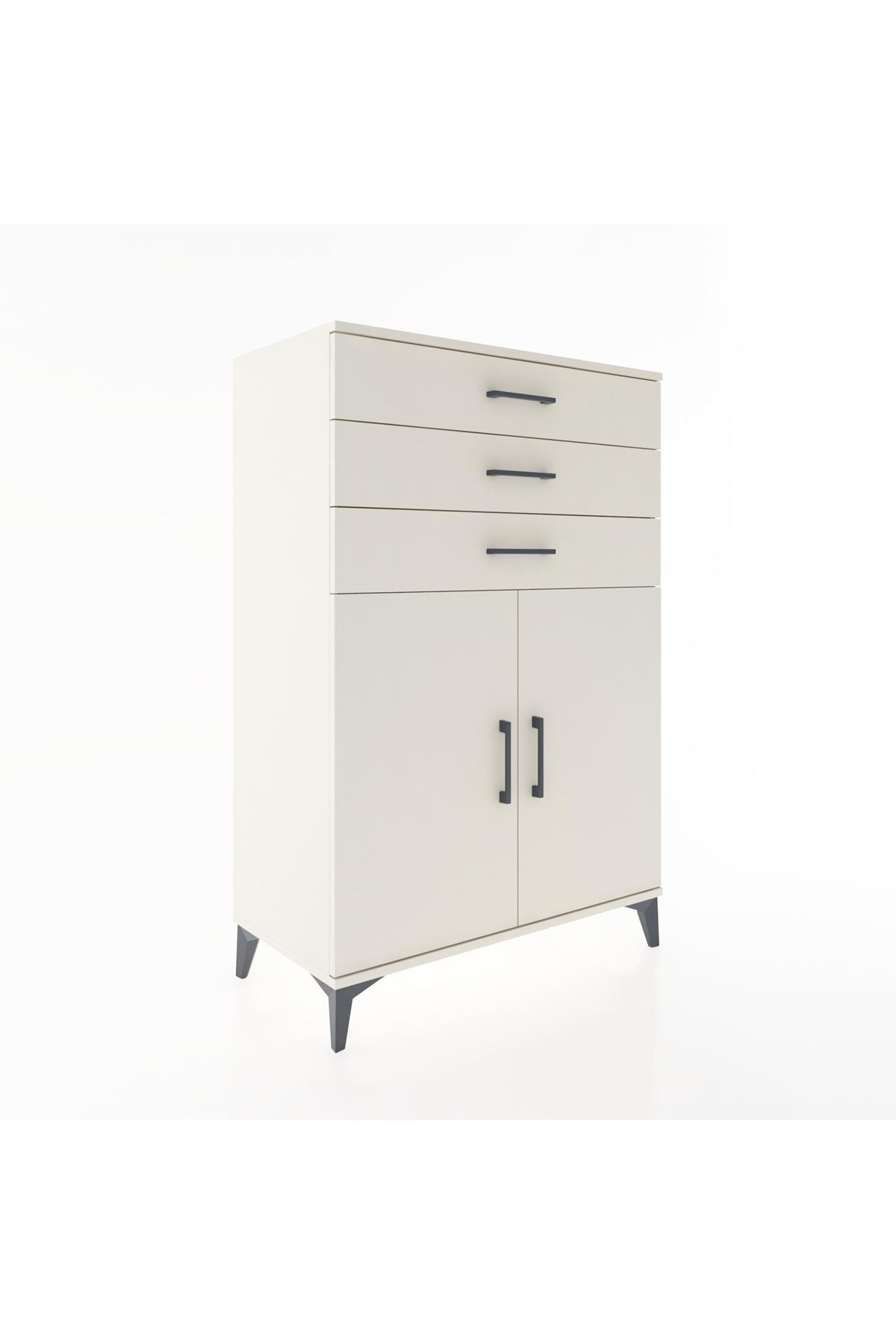 Hyperion Dolap 3 Çekmeceli 2 Kapaklı 88x44x134 - S51M101V1B