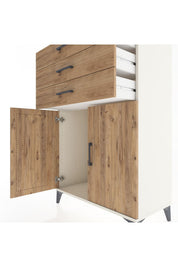 Hyperion Dolap 3 Çekmeceli 2 Kapaklı 88x44x134 - S51M101V3B